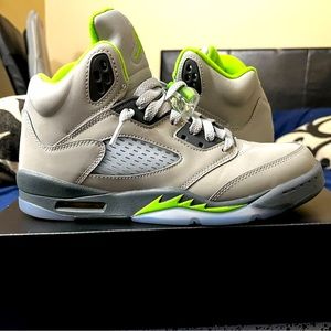 Air Jordan 5 Retro (GS) 'Green Bean’ 2022 Size 7 DQ3734